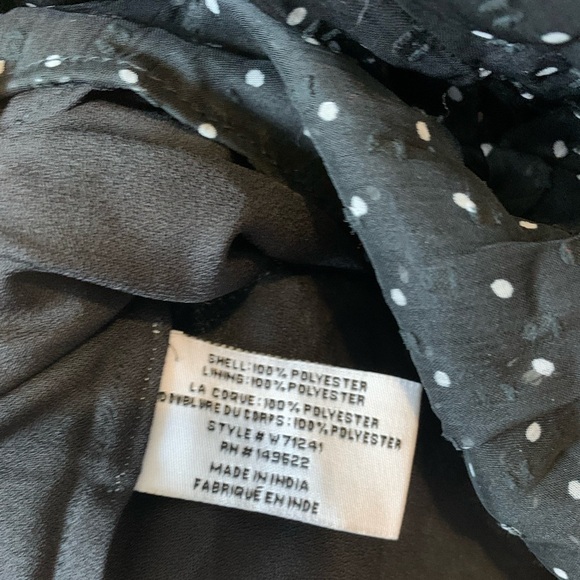 Walter Baker Black Polka Dot Ruffle Mini Dress Size Small - Picture 8 of 8